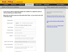 Tablet Screenshot of courierpickupuat.courierpost.co.nz