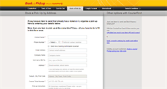 Desktop Screenshot of courierpickup.courierpost.co.nz